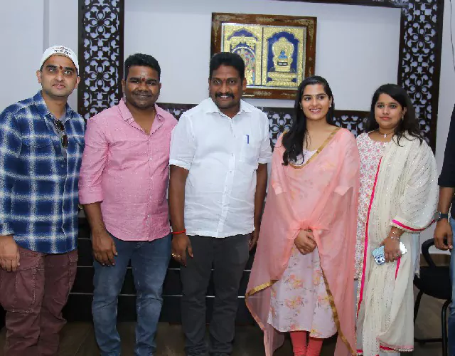 Balagam Movie Team Visits Vijayawada Kanaka Durga Temple